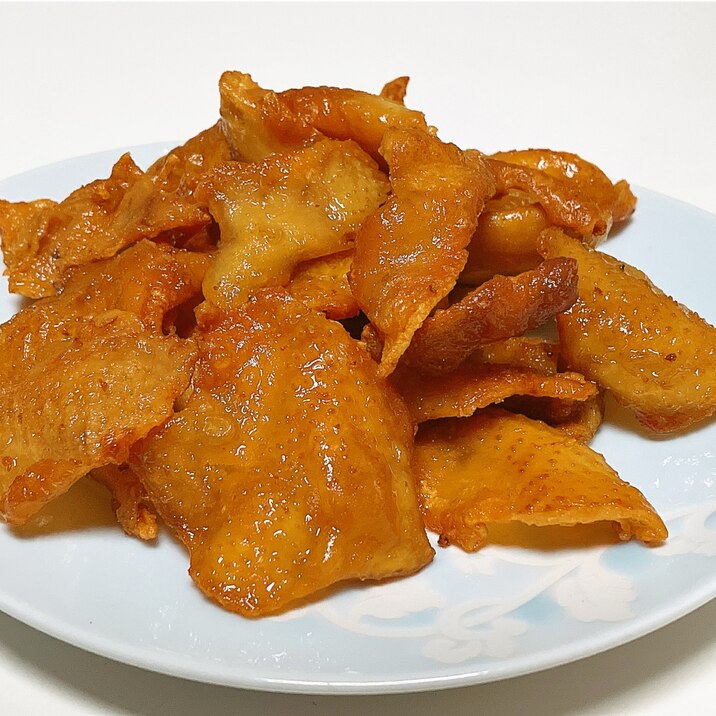鶏皮のカリカリ焼き
